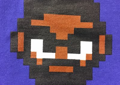 t-shirts custom shirts embroidery collared shirts business cards banners graphic design web design 8 bit print mega ran rndm